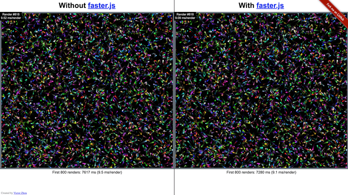 fasterjs demo